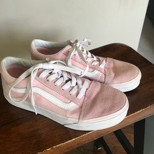pink old skool vans